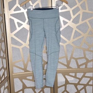 Outdoor Voices‎ Leggings Light Blue Space Dye Capri Activewear